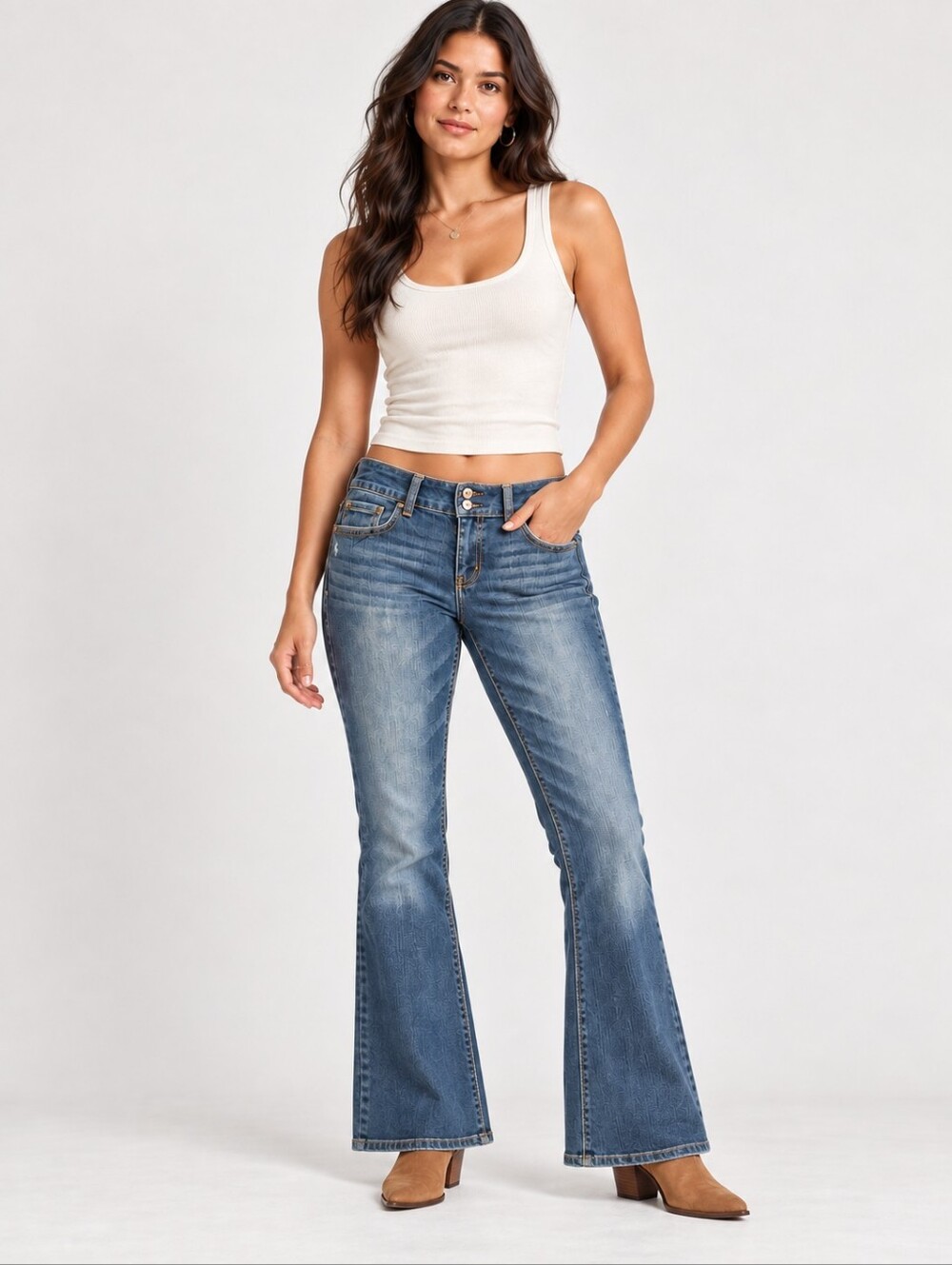 β€ AMERICAN EAGLE ARTIST FLARE JEANS, LOW RISE, 10 (30)